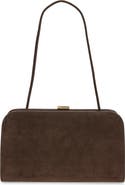 Loeffler Randall Zella Suede Leather Clutch