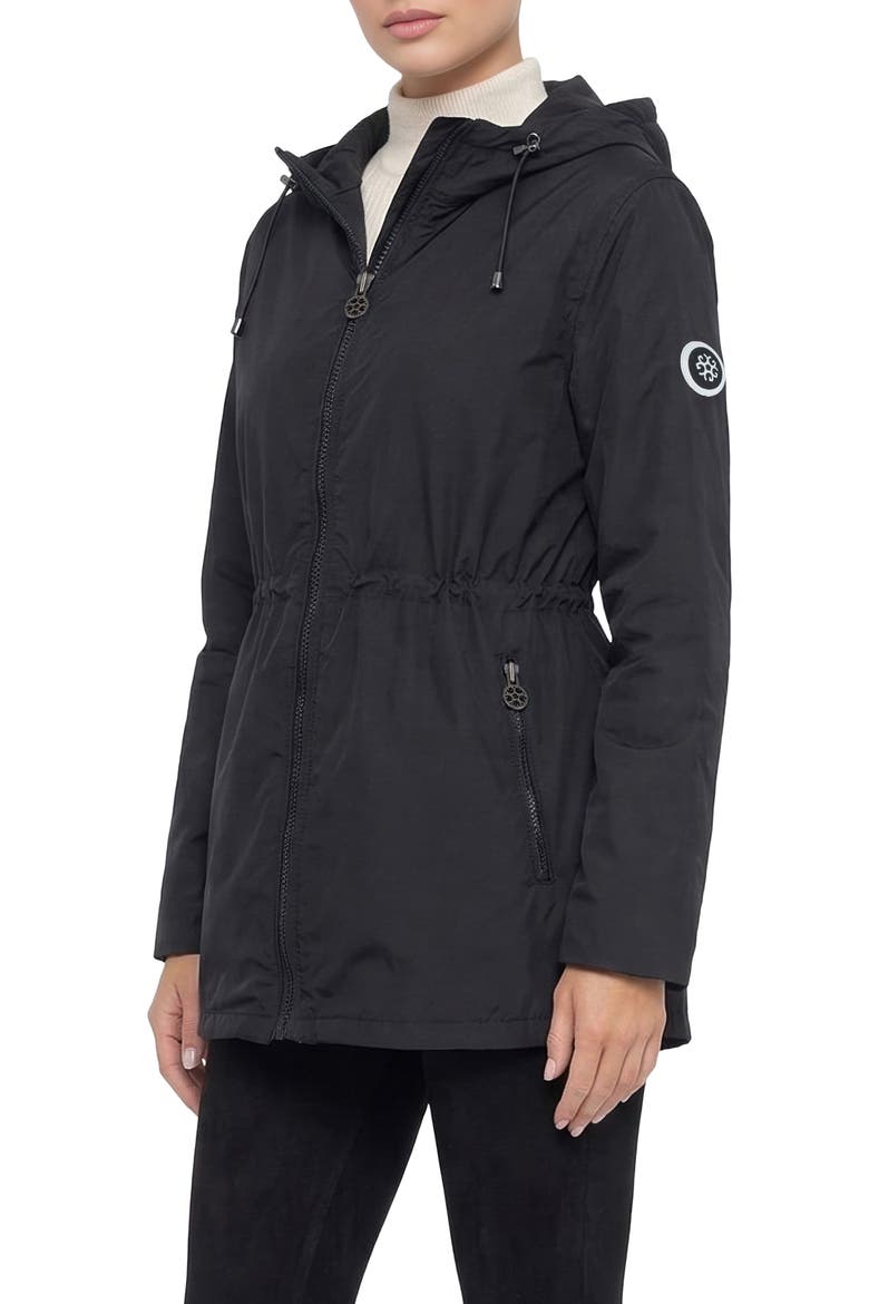 Lightweight Jacket With Zip Jackets & Hood, Alternate, color, BLACK