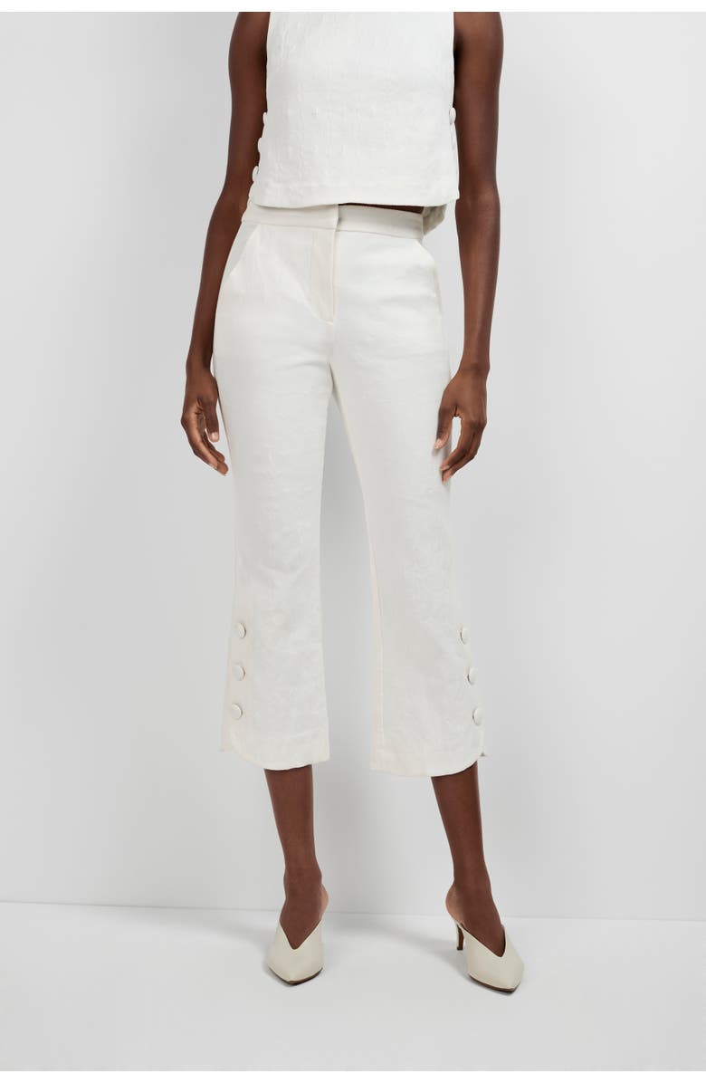 Trina Turk Tortona Pant, Main, color, Whitewash