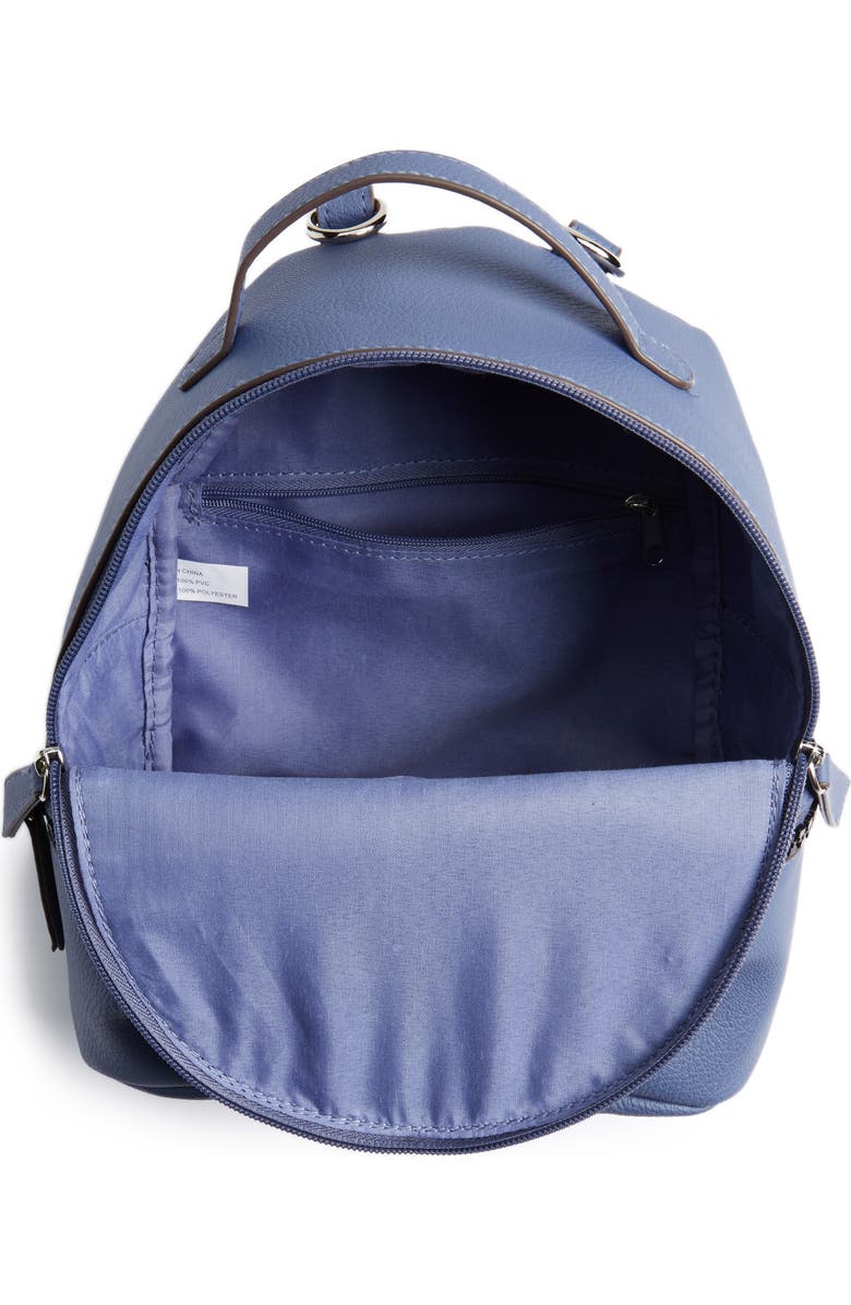 T-Shirt & Jeans Textured Faux Leather Mini Backpack, Alternate, color,