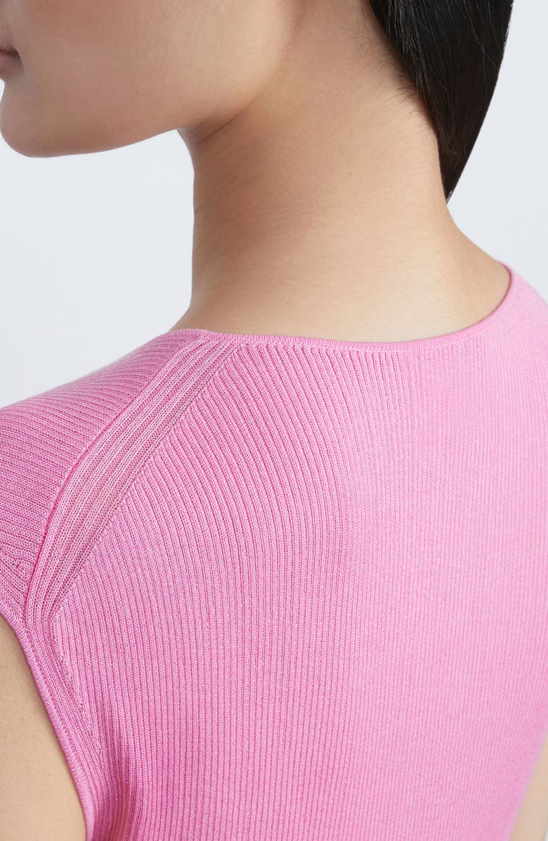 Lafayette 148 New York Sleeveless Rib Sweater Shell, Alternate, color,