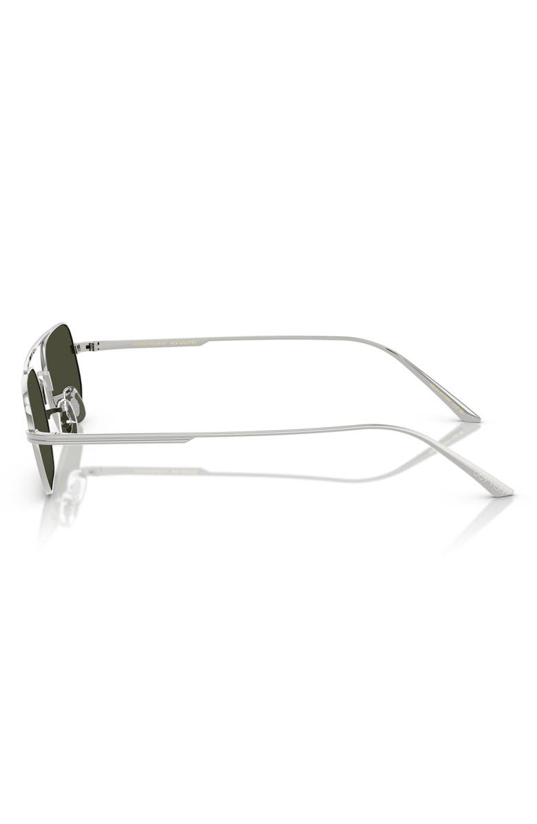 Oliver Peoples 52mm Pillow Sunglasses, Alternate, color, Silver
