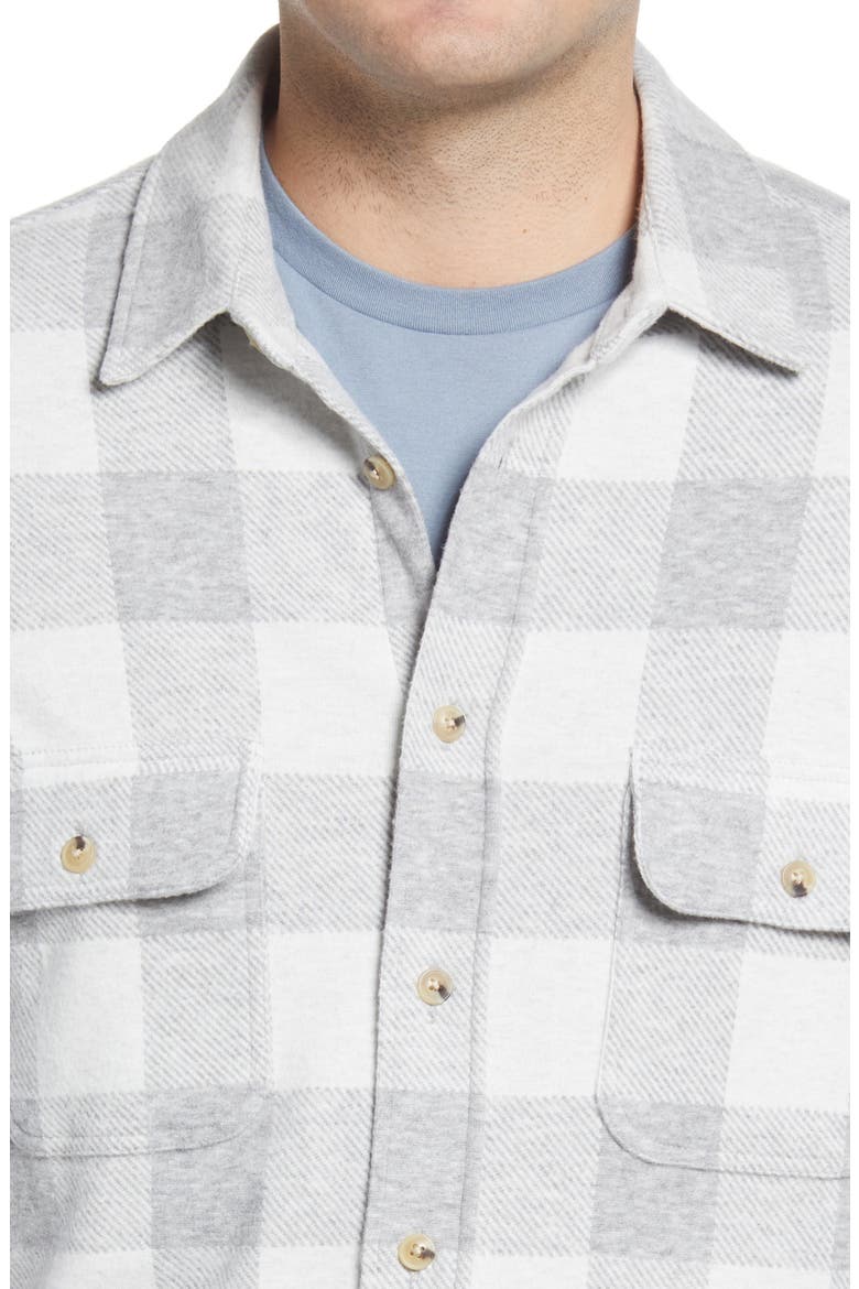 Legend Buffalo Check Flannel Button-Up Shirt, Alternate, color, CLOUD BUFFALO
