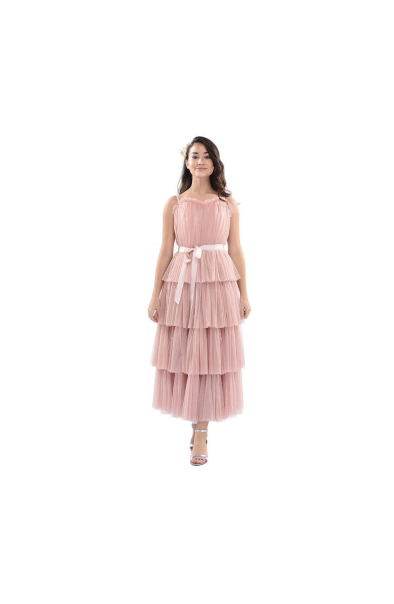 Tulleen Firenze Dress, Alternate, color, Blush
