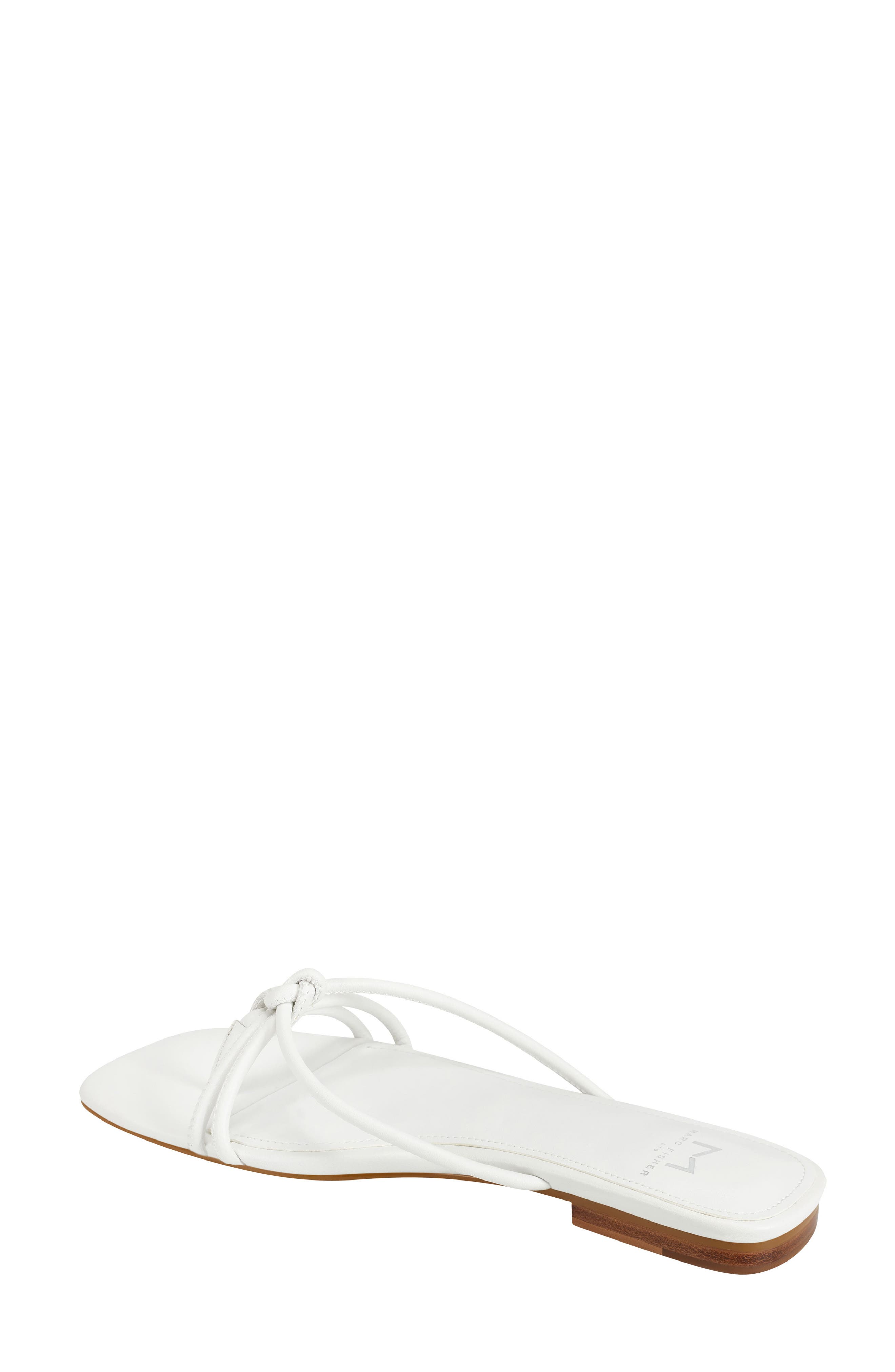 Monty Sandal, Alternate, color, WHITE LEATHER