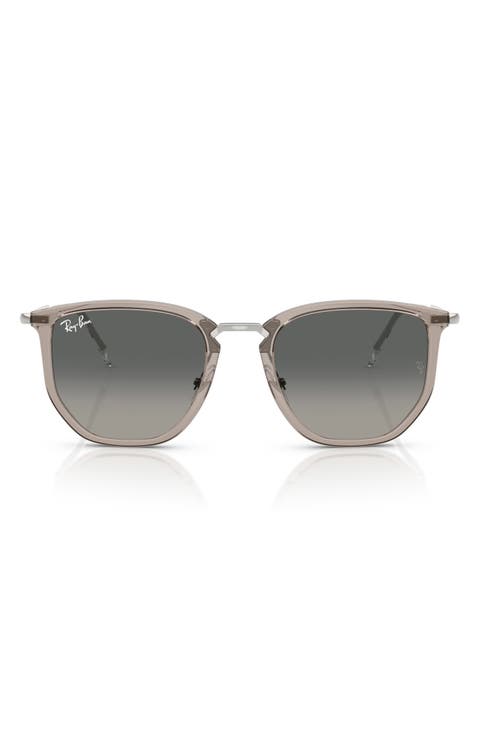 53mm Gradient Irregular Sunglasses