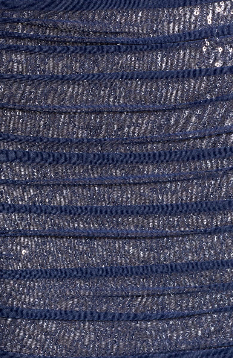 La Femme Sequin Mermaid Gown, Alternate, color, 