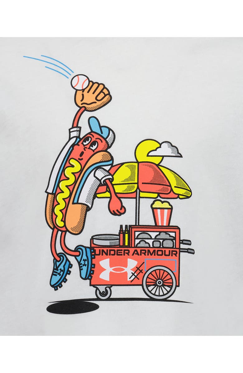 Under Armour Kids' Hot Dog Catch Graphic T-Shirt, Alternate, color, White