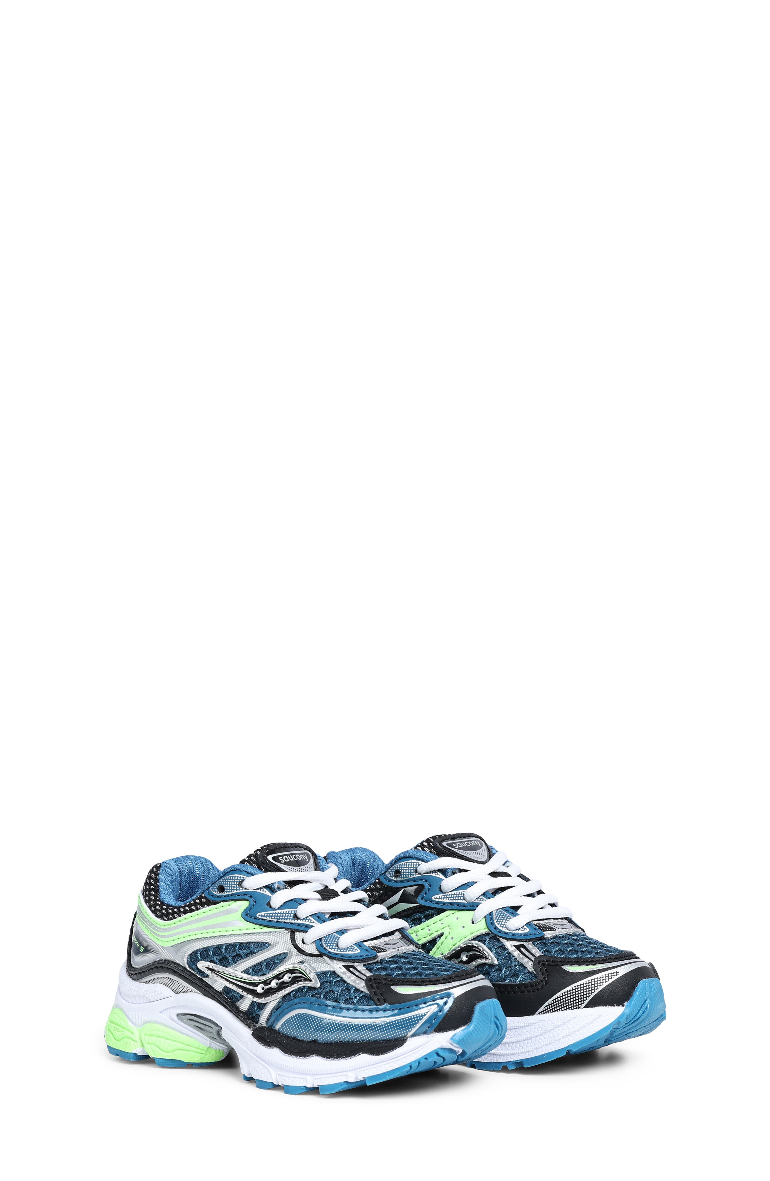 Kids' ProGrid Omni 9 Sneaker, Alternate, color, BLUE/ GREEN