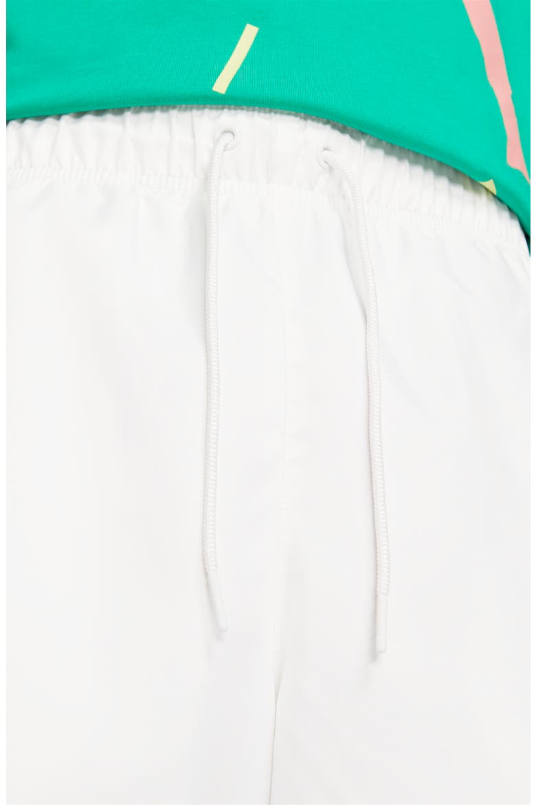 Jumpman Poolside Shorts, Alternate, color, WHITE/ BLACK