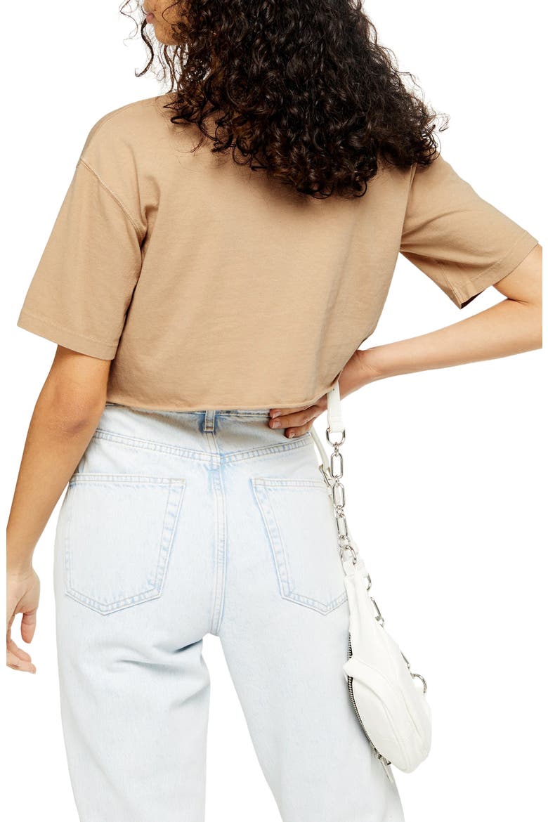 Crop Tee, Alternate, color, STONE