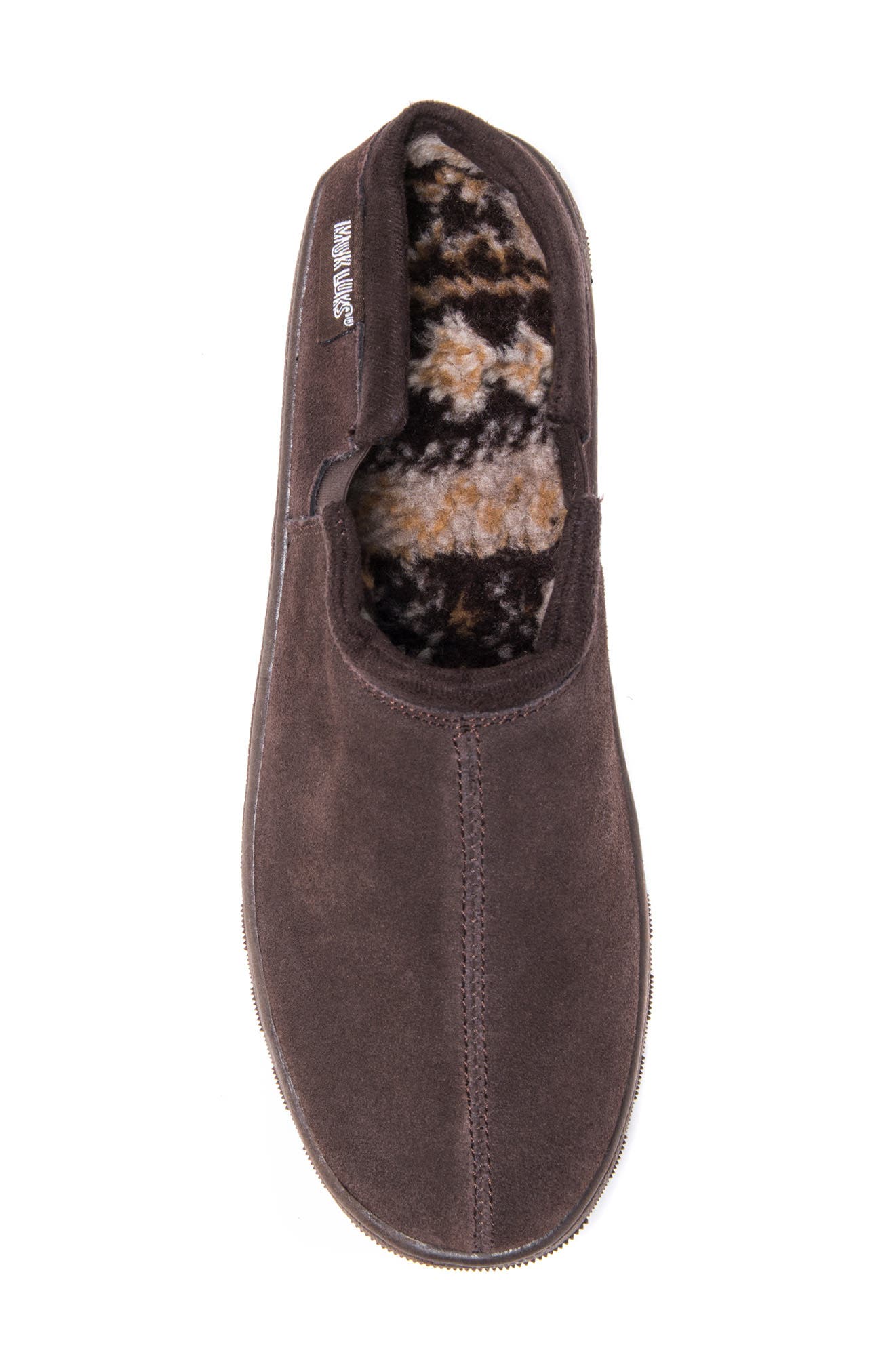 MUK LUKS Matt Faux Shearling Lined Suede Slipper, Alternate, color, 