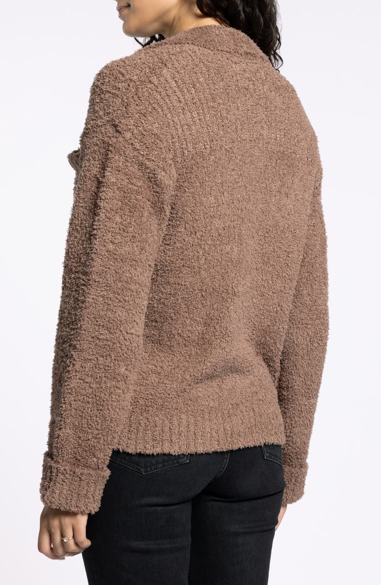 Thread & Supply Lois Sweater Jacket, Alternate, color, Raw Umber