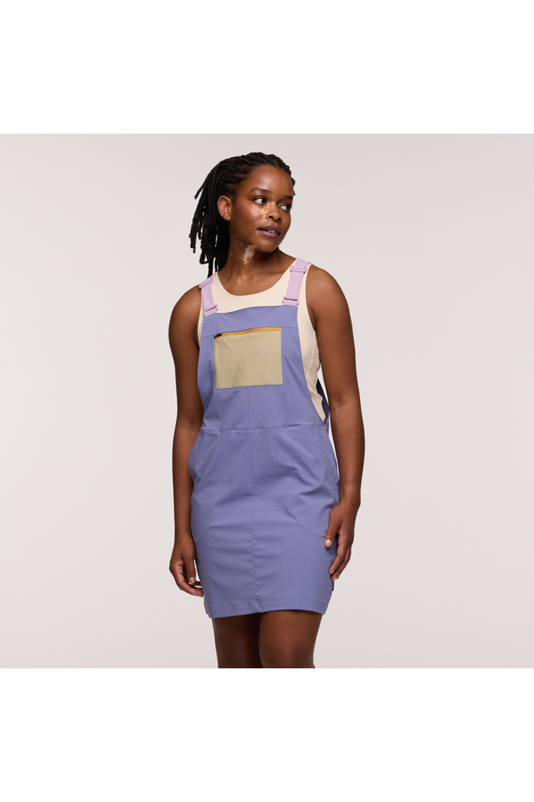 Tolima Overall Dress - Women's, Main, color, Blue Smoke