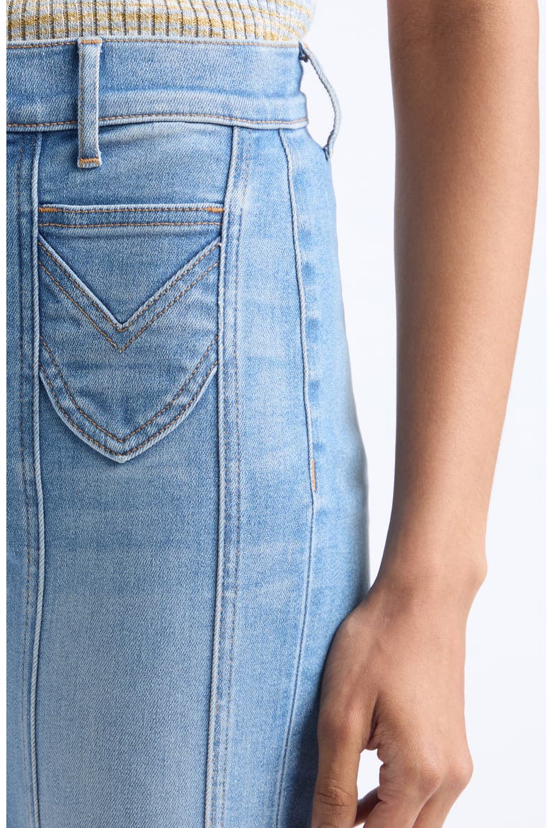 Beverley High Waist Flare Jeans, Alternate, color, SNEAK PEEK