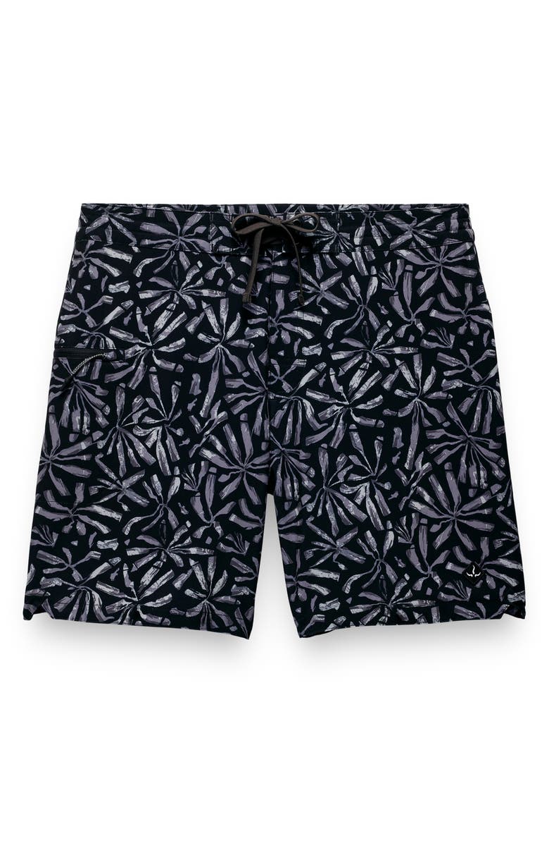 prAna Fenton Board Shorts, Alternate, color, Black Grounded