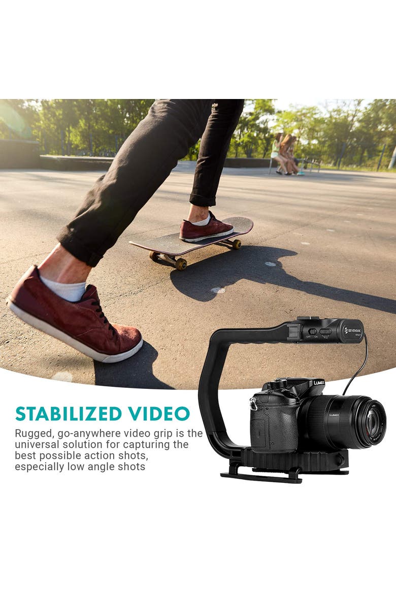 MicRig-W1 Wireless Microphone Filmmaker Handle, Alternate, color, Black