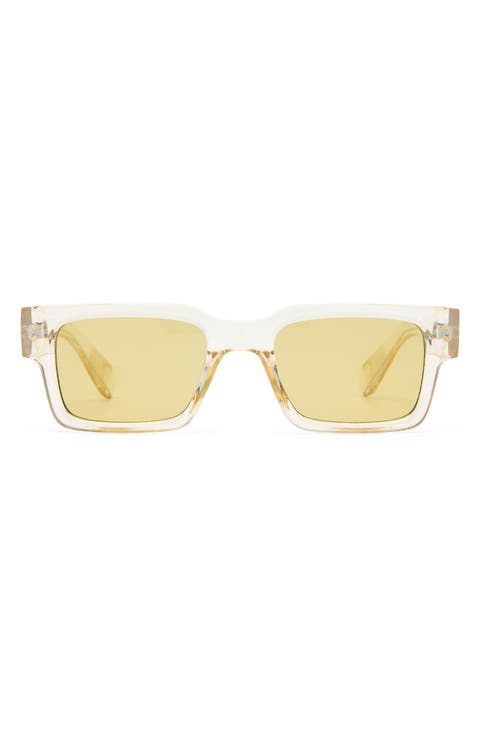 Aeron 49mm Rectangular Sunglasses