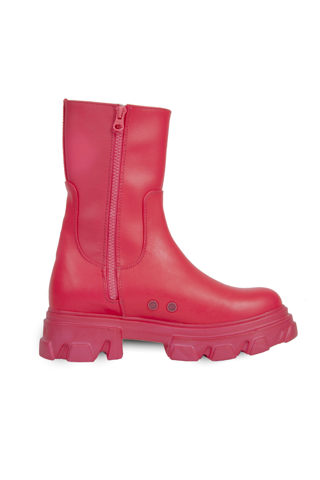 URBNKICKS Lydia Leather Boots, Alternate, color, Pink