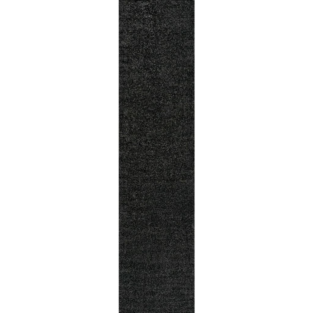 Jonathan Y Haze Solid Low-pile Area Rug In Black