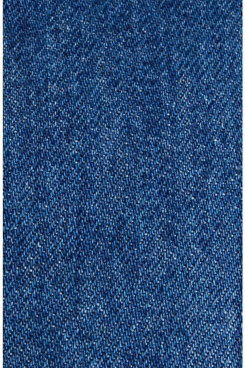 Cocoon Denim Miniskirt, Alternate, color, MEDIUM BLUE