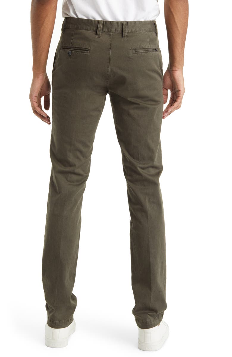 Vintage 1946 Comfort Stretch Flat Front Pants, Alternate, color, Dark Moss