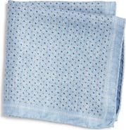 Jack Victor Muriel Reversible Silk Pocket Square