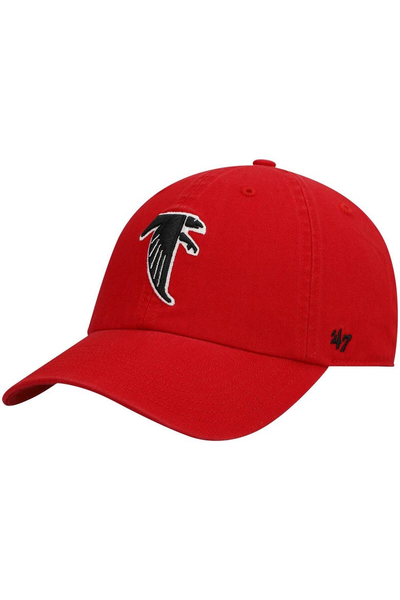 Men's '47 Red Atlanta Falcons Clean Up Legacy Adjustable Hat, Main, color, Red