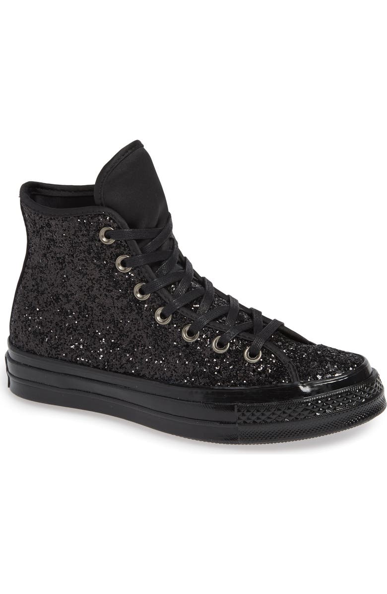Converse Chuck Taylor<sup>®</sup> All Star<sup>®</sup> Glitter High Top Sneaker, Main, color,