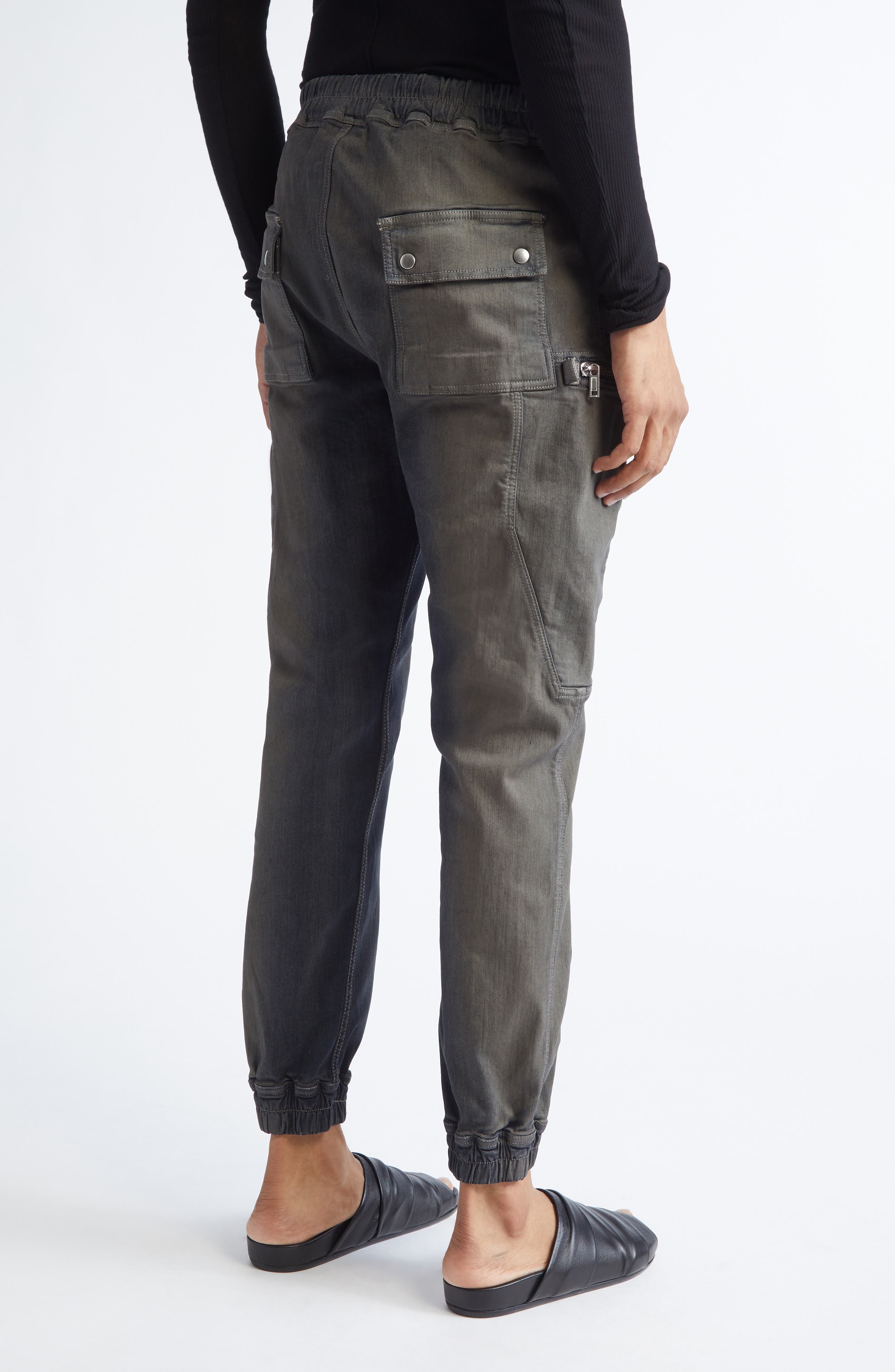 Rick Owens Bauhaus Denim Cargo Joggers (Men) | Nordstrom
