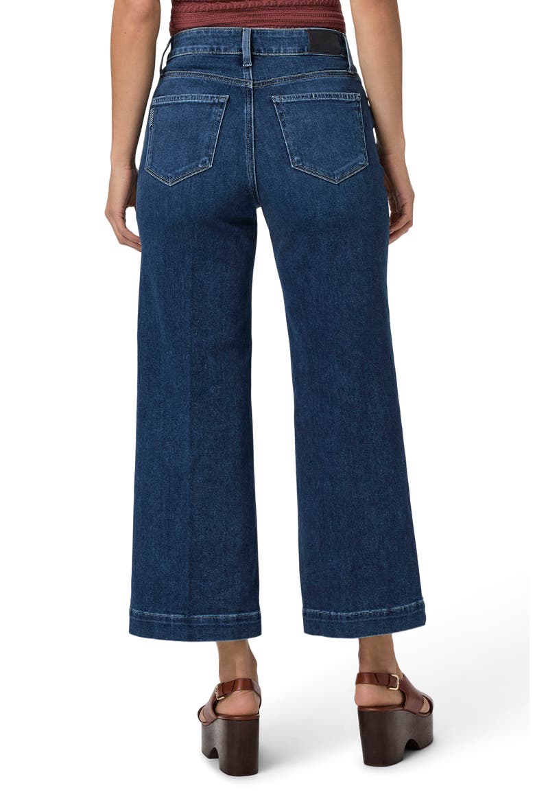 Anessa High Waist Wide Leg Ankle Jeans, Alternate, color, KINDRED