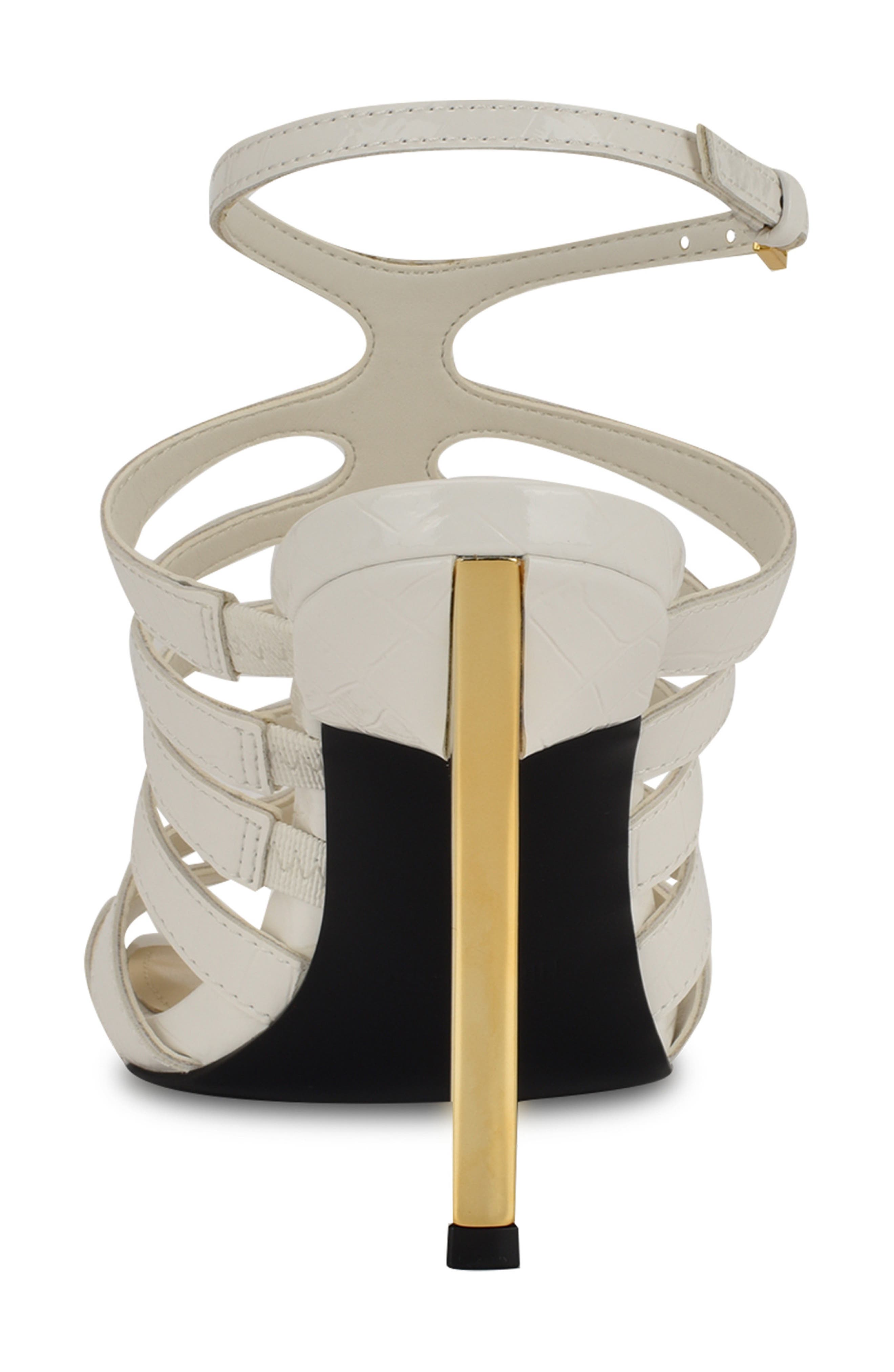 Saleen Strappy Sandal, Alternate, color, WHITE