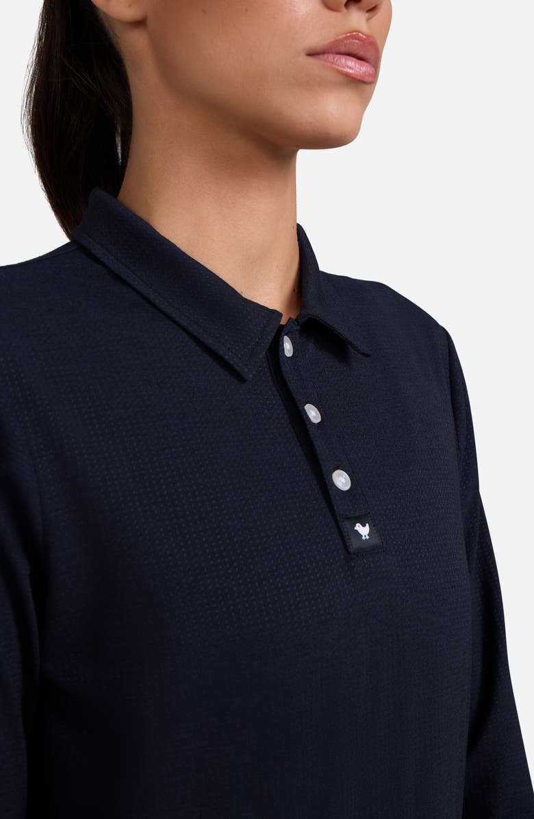 Bad Birdie Bad Elements Cooling Mesh Long Sleeve Polo, Alternate, color,