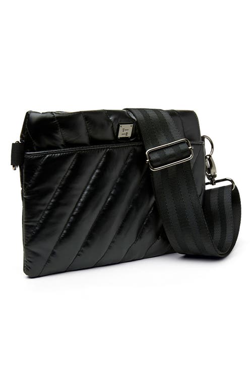 Think Royln Diagonal Bum Bag 2.0 In Pearl Black