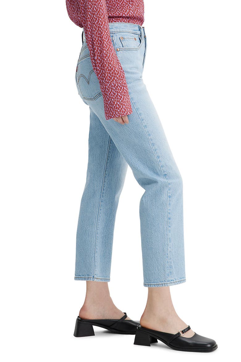 Wedgie High Waist Straight Leg Jeans, Alternate, color, FULLY BAKED