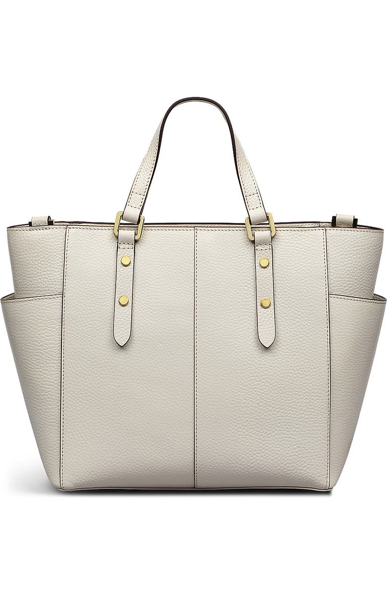 Radley Silk Street Medium Ziptop Satchel Bag, Alternate, color, Chalk