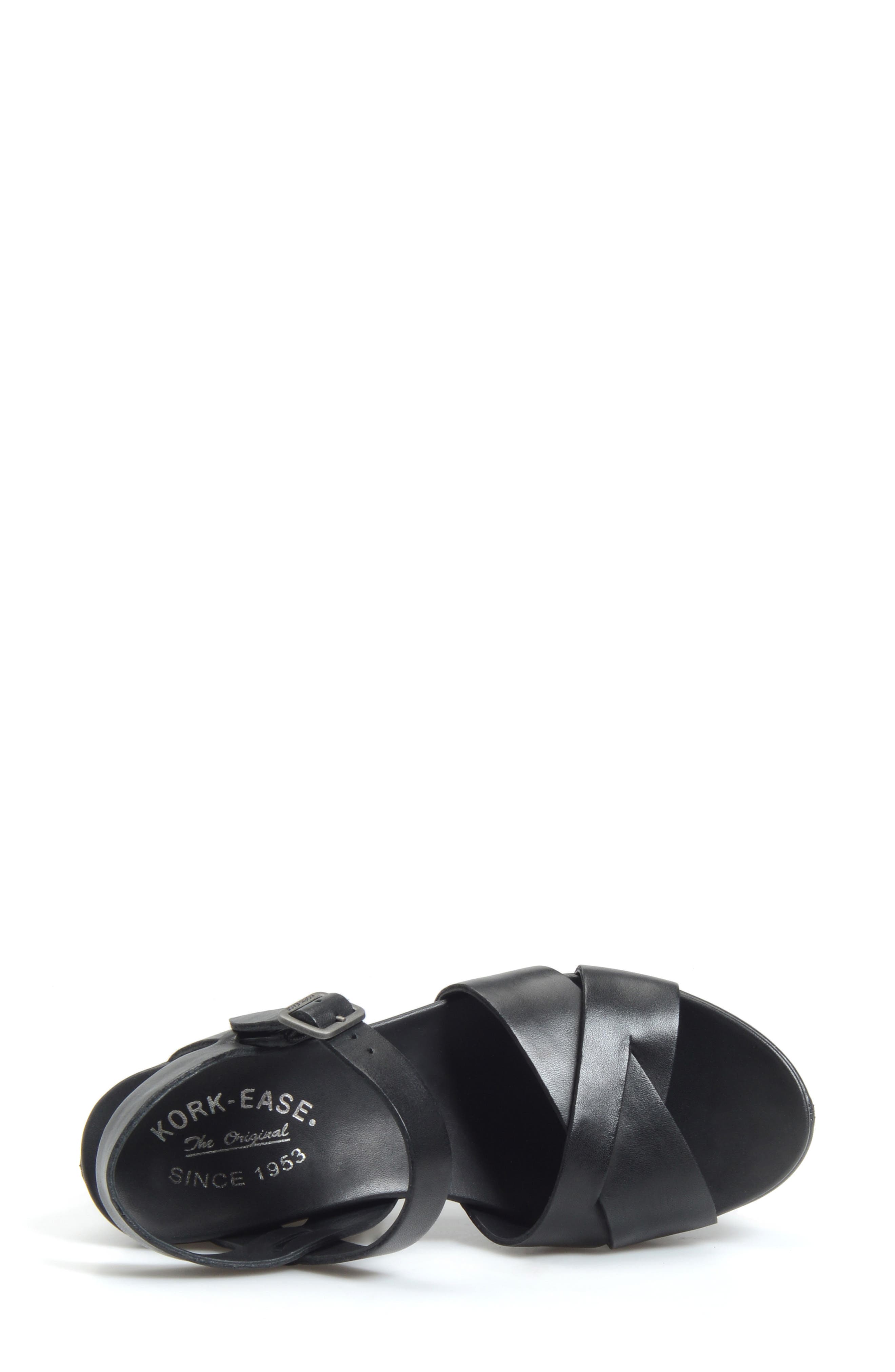 Ava 2.0 Platform Wedge Sandal, Alternate, color, BLACK