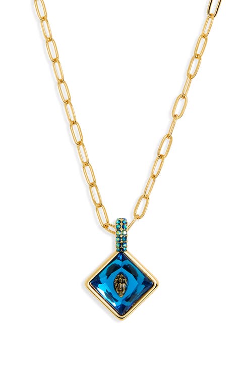 Eagle Head Crystal Pendant Necklace