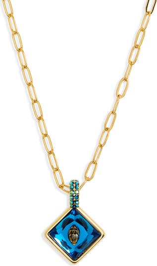 Eagle Head Crystal Pendant Necklace