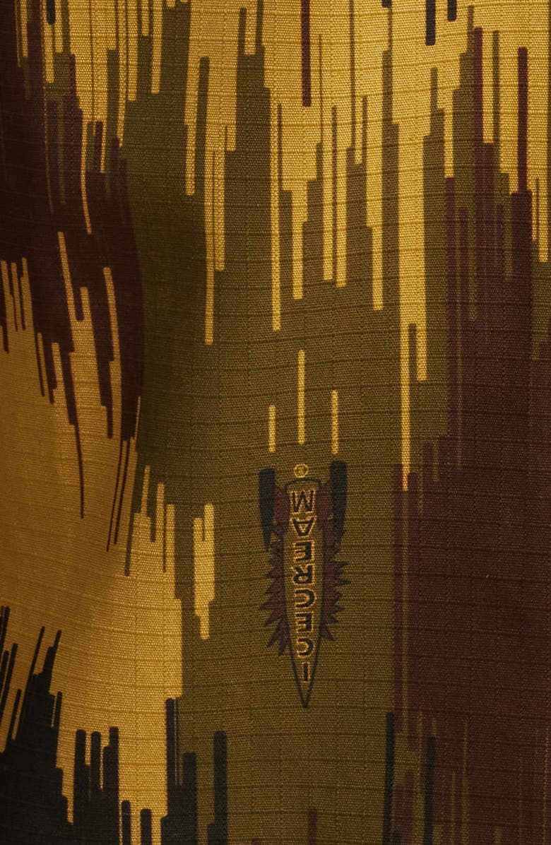 ICECREAM Ripper Short Sleeve Cotton Button-Up Shirt, Alternate, color, Dried Tobacco