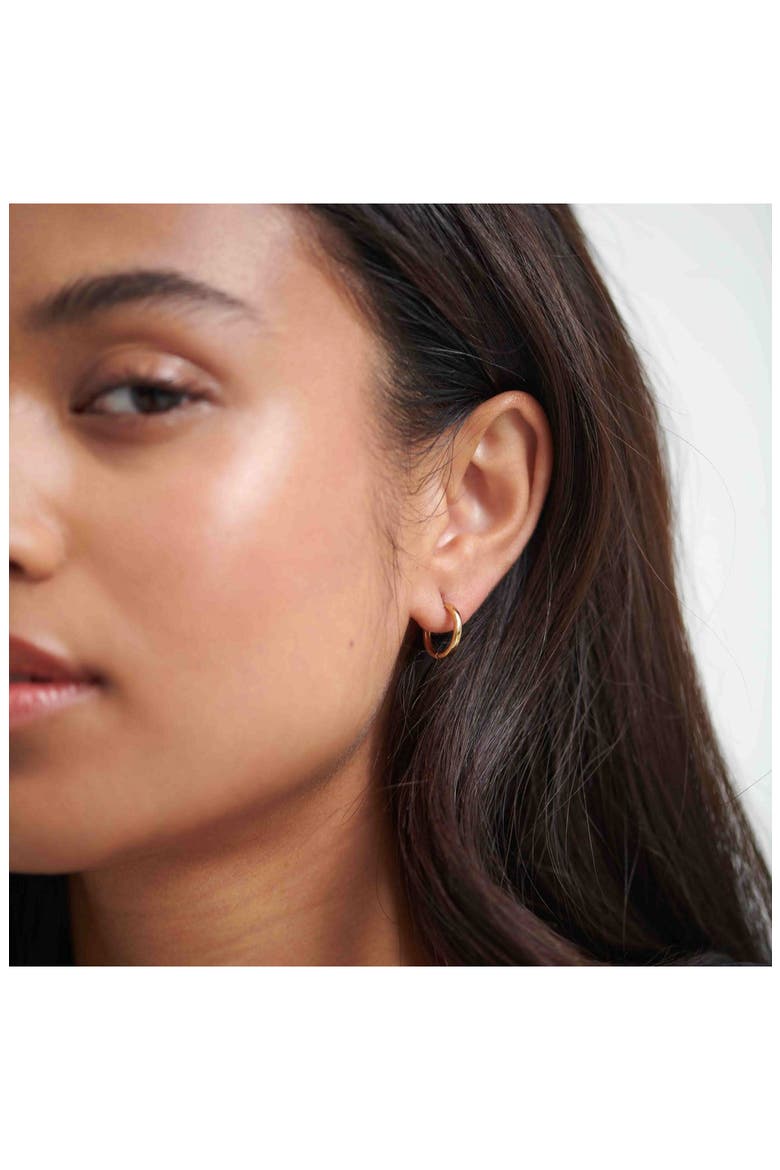 Extra Small Essential Earrings, Alternate, color, GOLD
