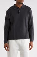 DENIM AND FLOWER Long Sleeve Polo Sweater