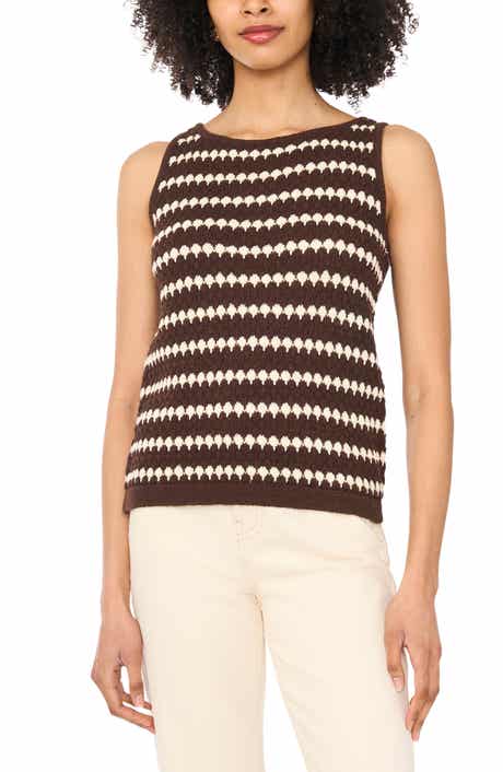 Halogen® Stripe Sweater Tank