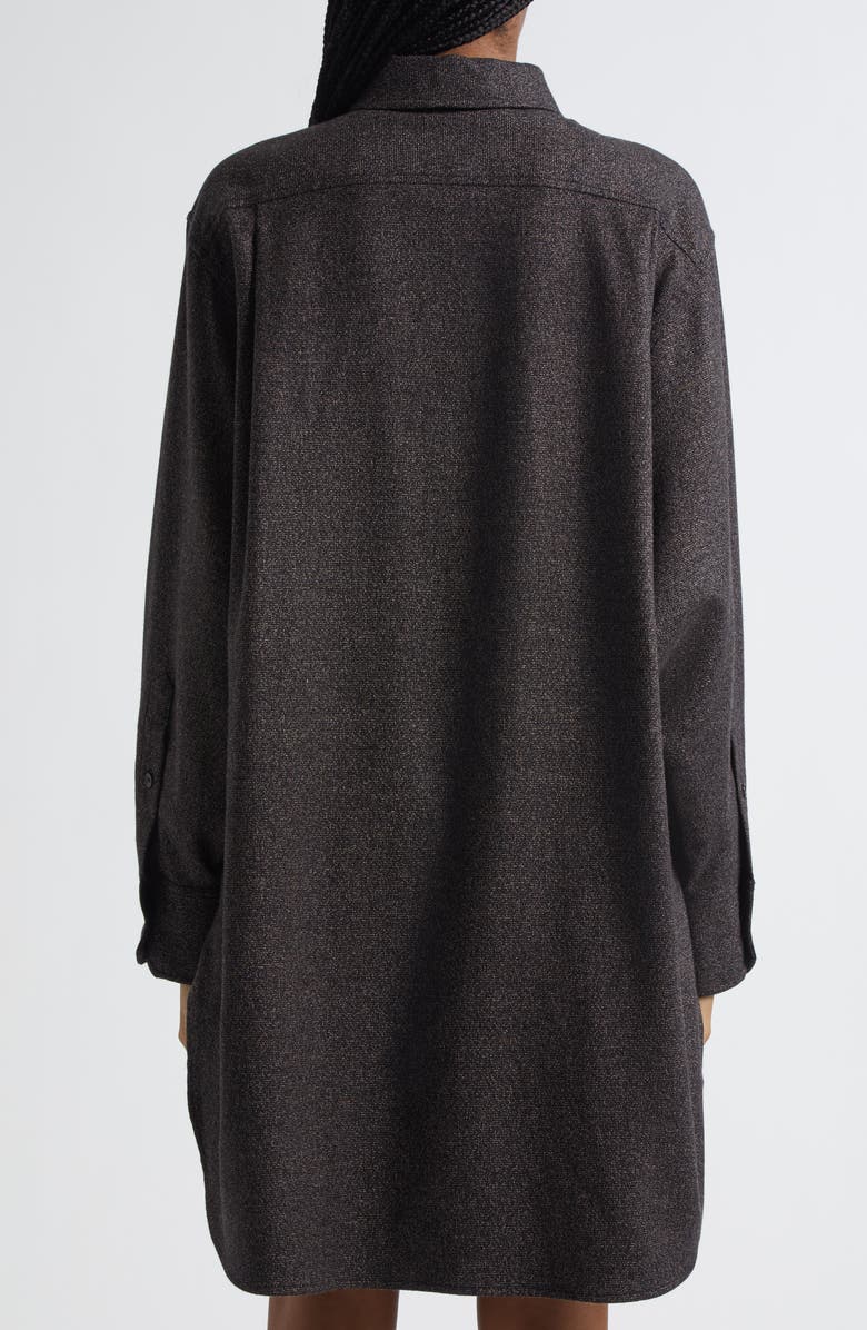 A.L.C. Spence Wool Blend Long Sleeve Shirt, Alternate, color, Ganache