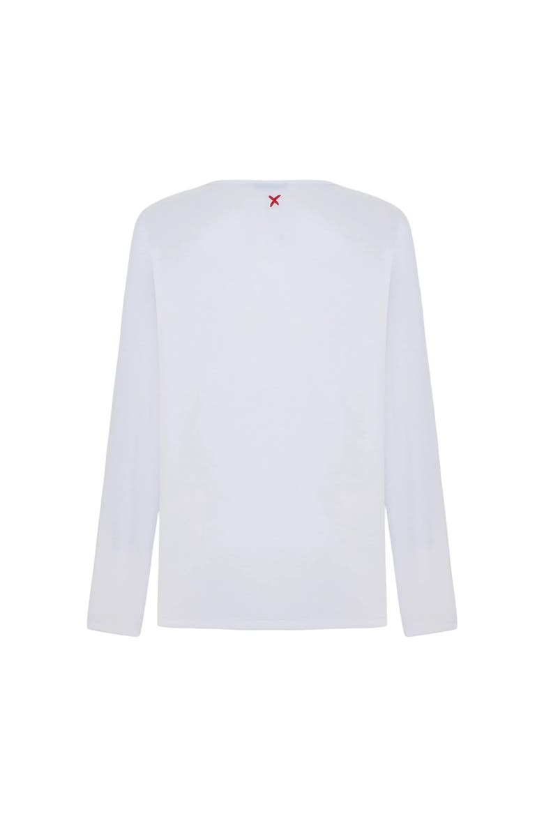 Daydreamers Rib Long Sleeve Tee, Alternate, color, white