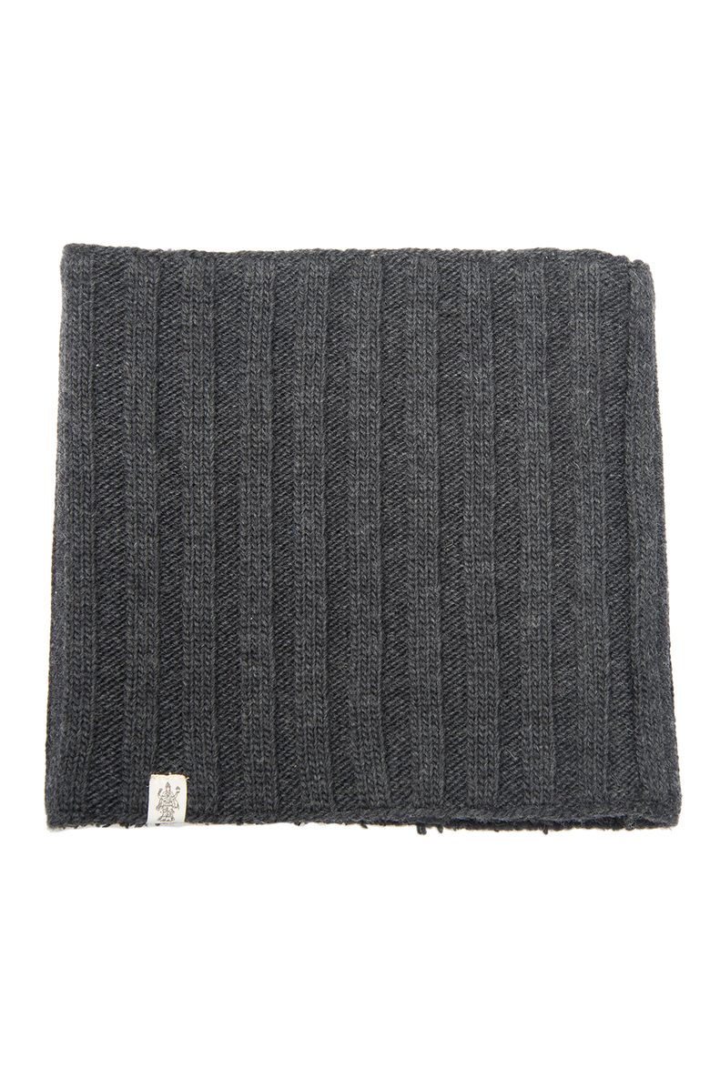 Nirvanna Designs Ribbed Neckwarmers, Main, color, Charcoal