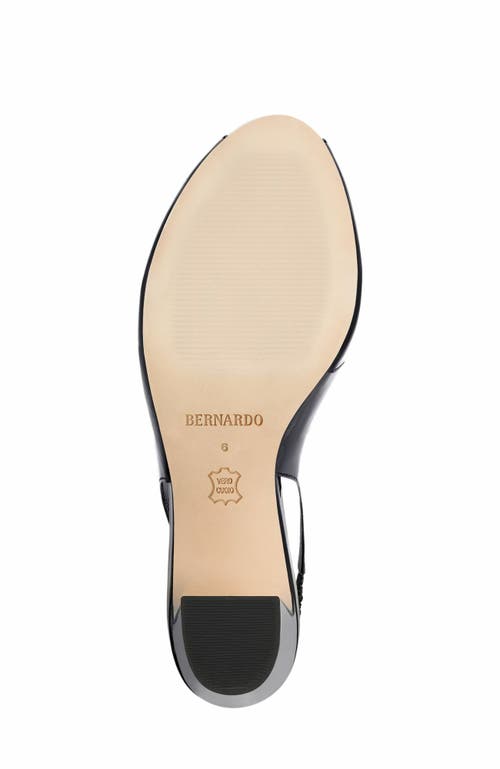 Bernardo Footwear Adell Peep Toe Slingback In Black