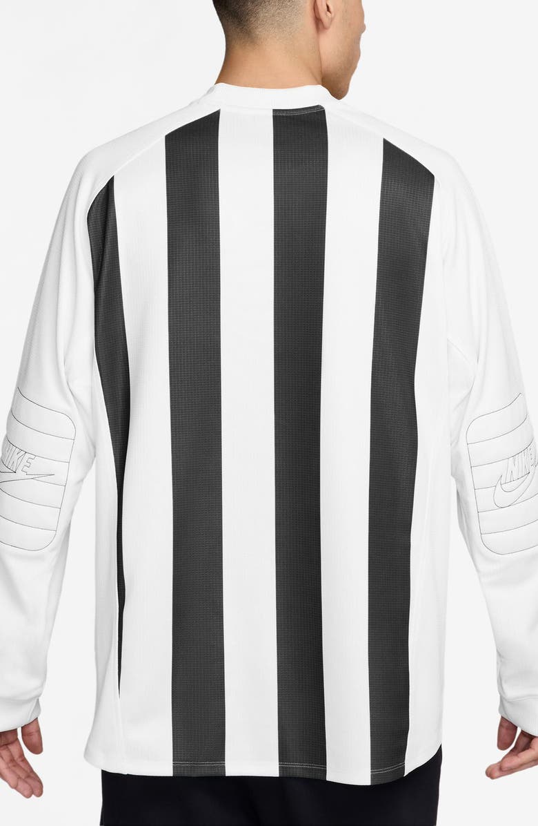 Nike Goalie Raglan Sleeve Top, Alternate, color, Black/ White