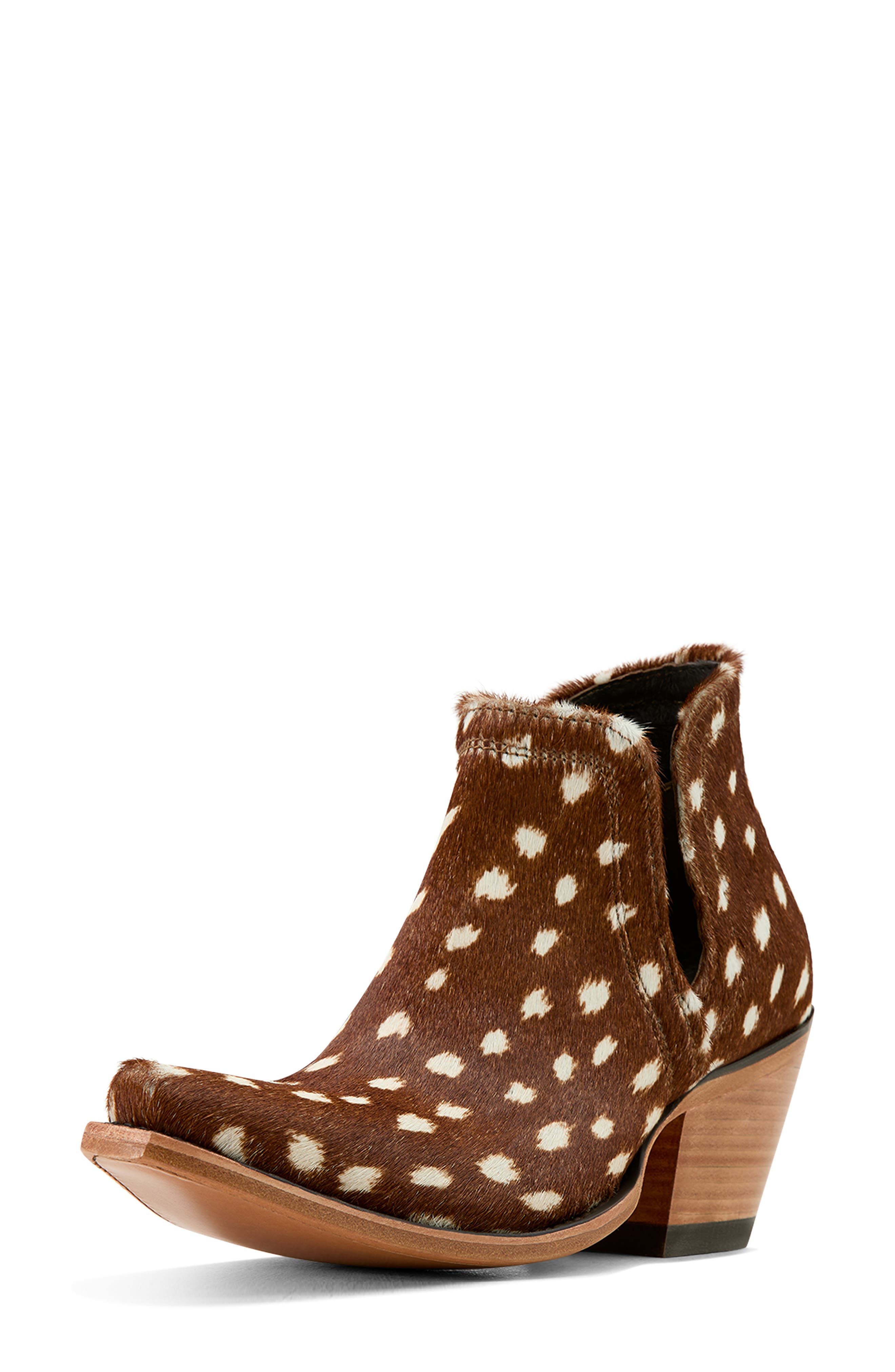 Ariat Dixon X Toe Western Boot, Alternate, color, Brown Calf Hair