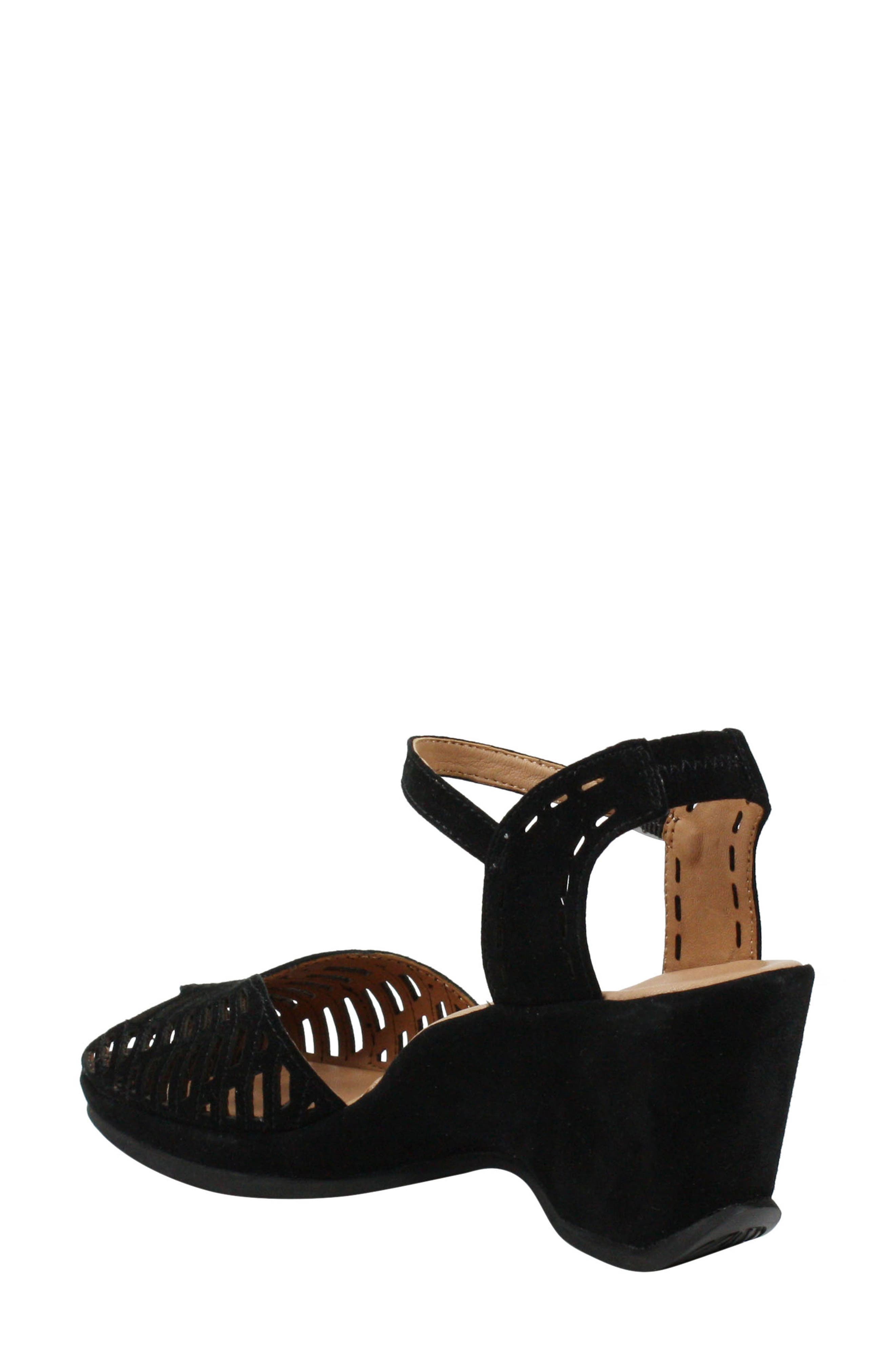 L'Amour des Pieds Oanez Wedge Sandal, Alternate, color, 